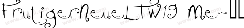 FrutigerNeueLTW1G Me字体转换